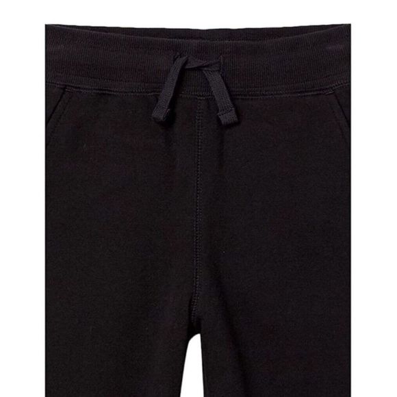 2 Boys Sweatpants XS 4-5 Years Black Fleece Jogger - Picture 3 of 16